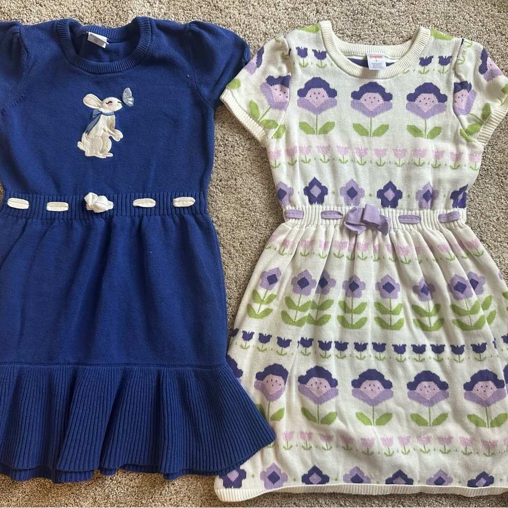 Two Girls Gymboree Spring Dresses